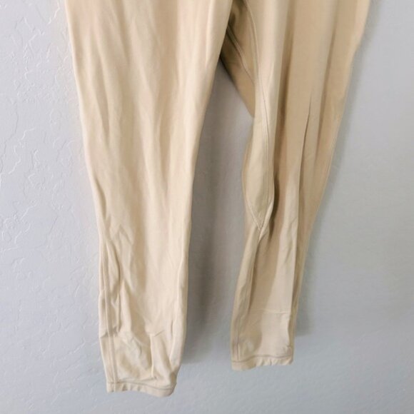 Lululemon Athletica Cream Set Leggings and Bra with Minimalist Design Size 6 - Picture 7 of 11